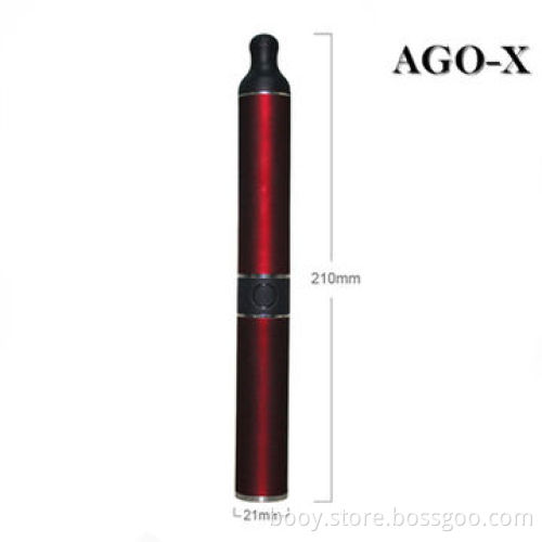 2014 Super E-cigarette Ago-x Dry Herb Vaporizer, Measures 21*210mm